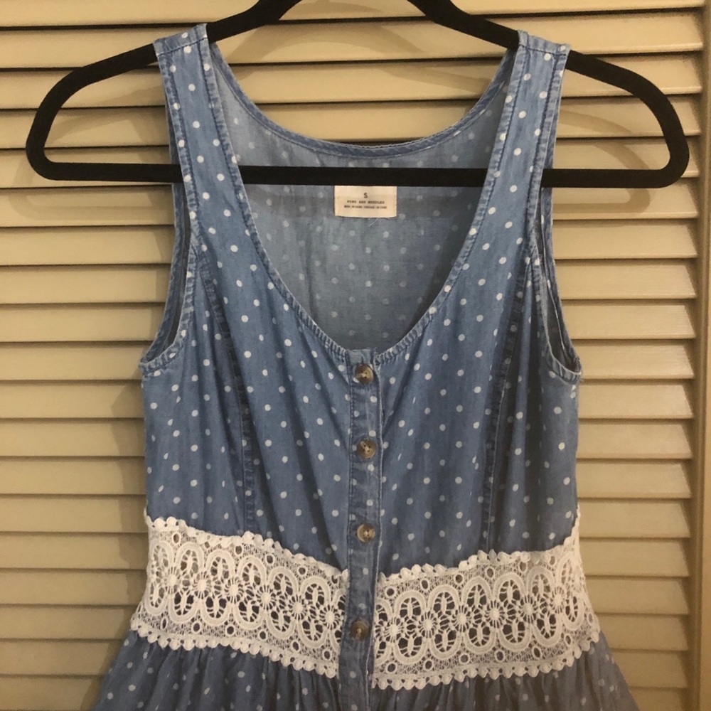 PINS & NEEDLES - CHAMBRAY CROCHET SUNDRESS - Picture 5 of 8